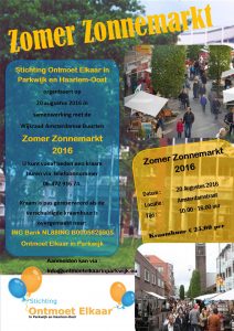 Poster Zomer Zonnemarkt 2016