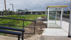 Voortgang bouw liften en hellingbanen station haarlem-Spaarnwoude