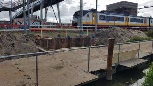 Voortgang bouw liften en hellingbanen station haarlem-Spaarnwoude