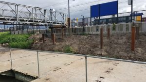 Voortgang bouw liften en hellingbanen station haarlem-Spaarnwoude