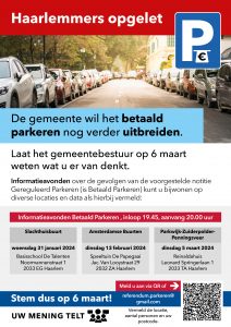 def A4 flyer Parkeren 2024